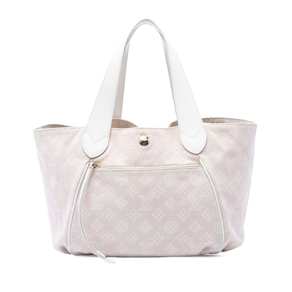 Louis Vuitton Sable Cabas Ipanema PM Beige Very good - Front View