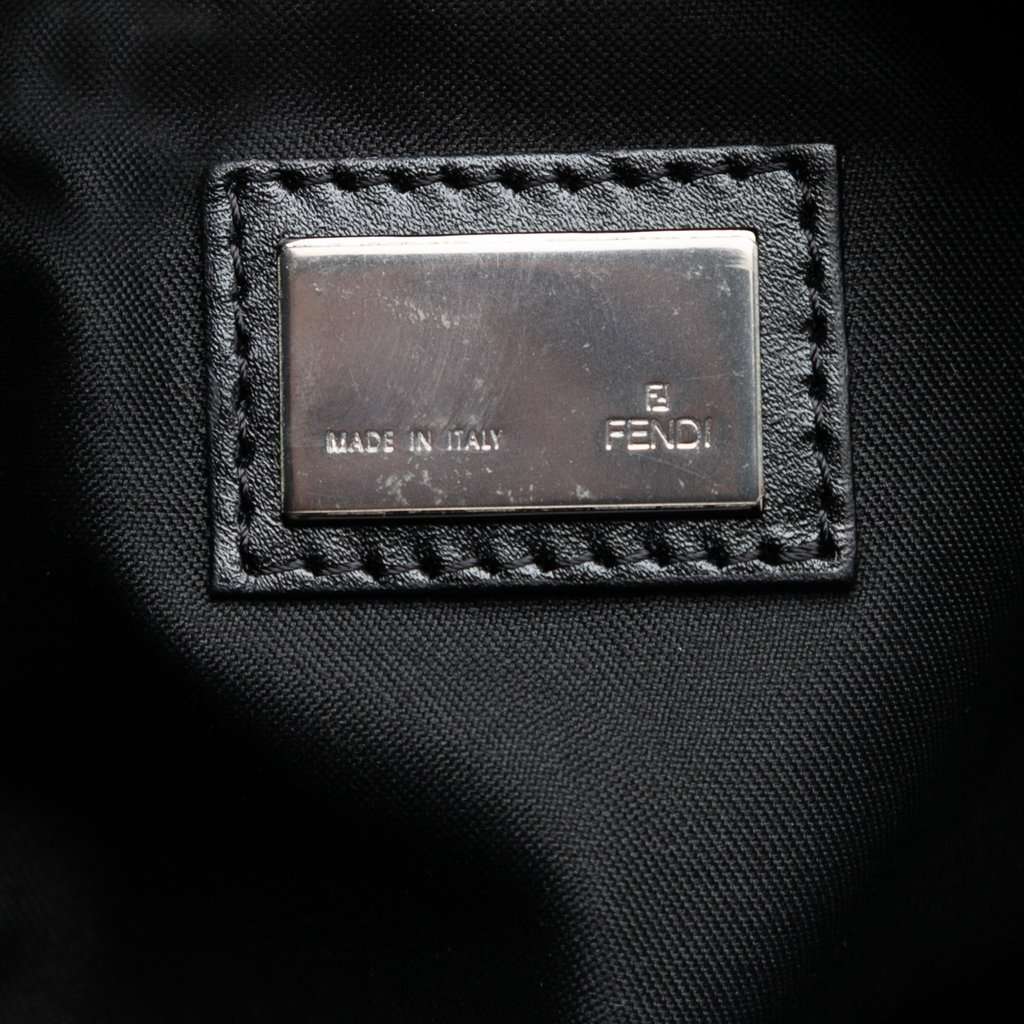 Fendi Zucchino Canvas Tote Black Very good - Box View