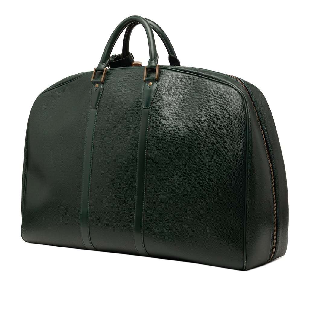 Louis Vuitton Taiga Kendall GM Green Leather Good - Back View