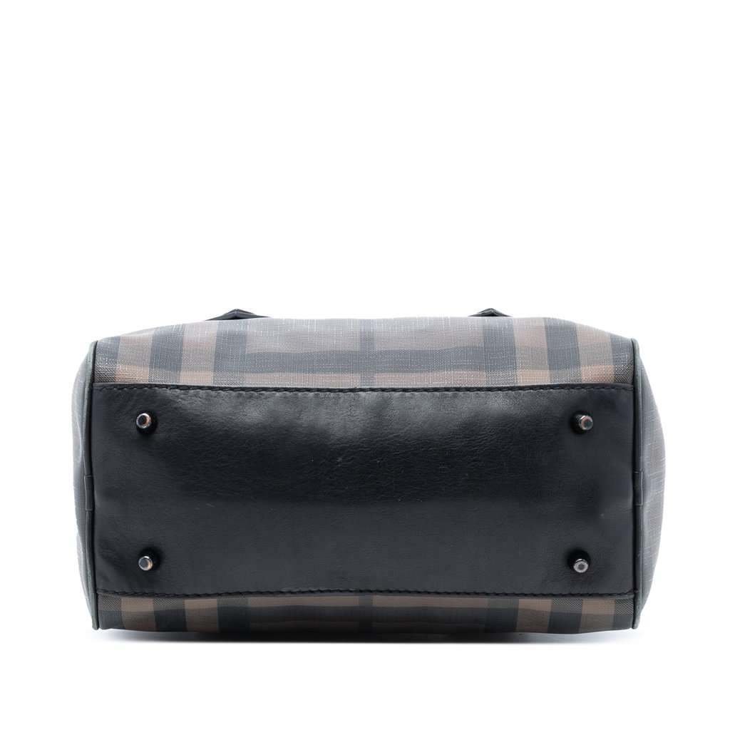 Burberry Smoke Check Coated Canvas Chester Boston Bag Brown Very good condition - Inside View