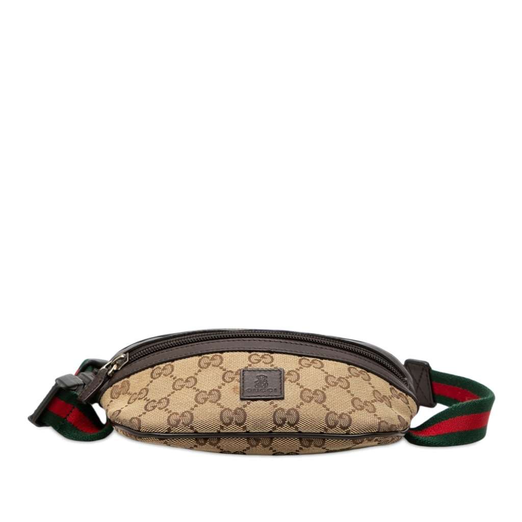 Gucci Childrens GG Canvas Web Belt Bag Beige Very good - Inside View