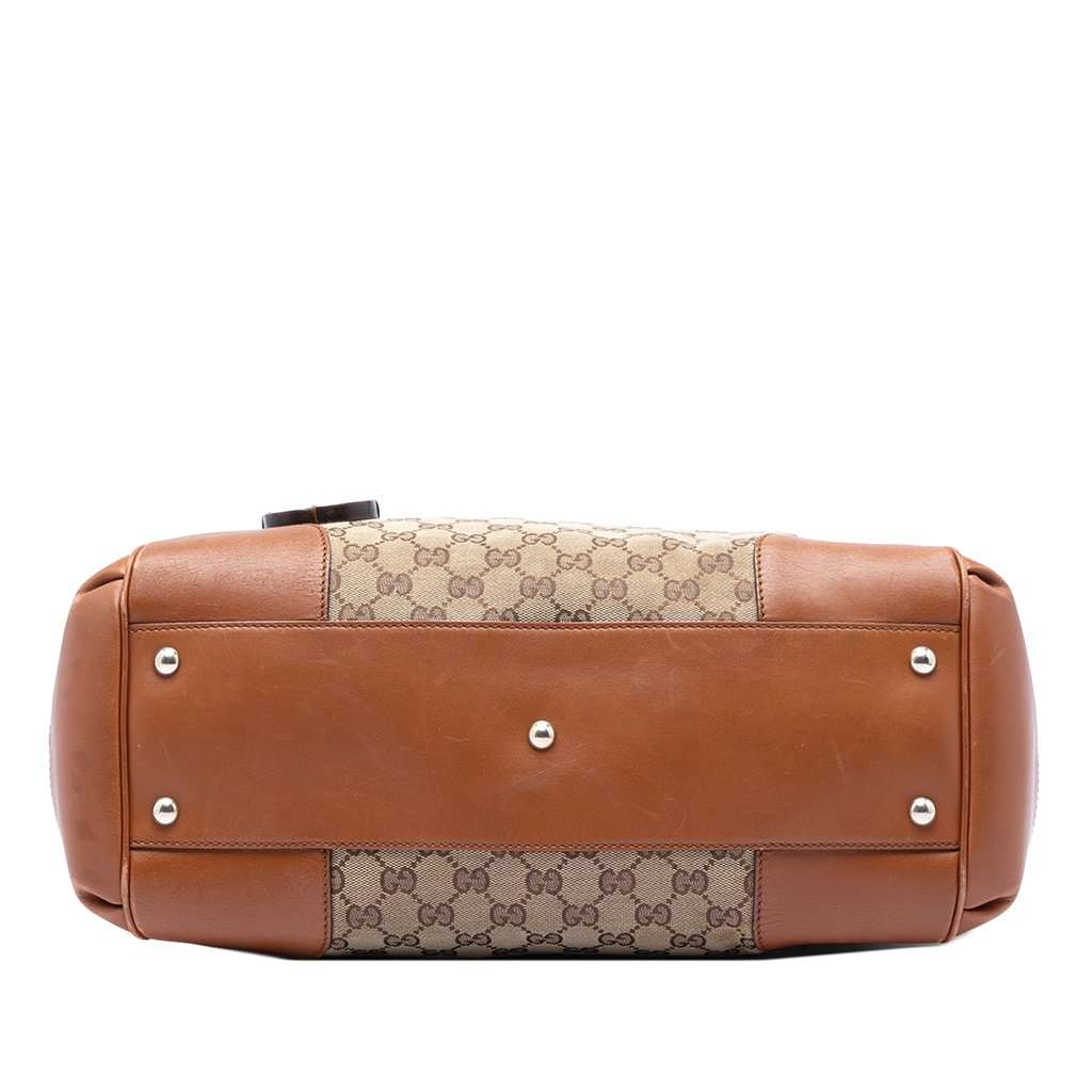 Gucci Medium GG Canvas Brick Lane Tote Beige Very good condition - Inside View