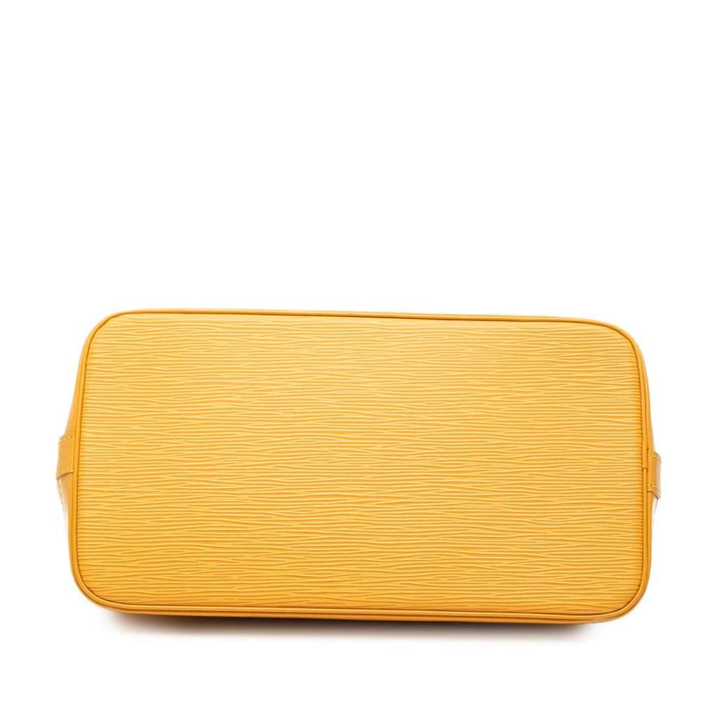 Louis Vuitton Epi Alma PM Yellow Leather Very good - Inside View