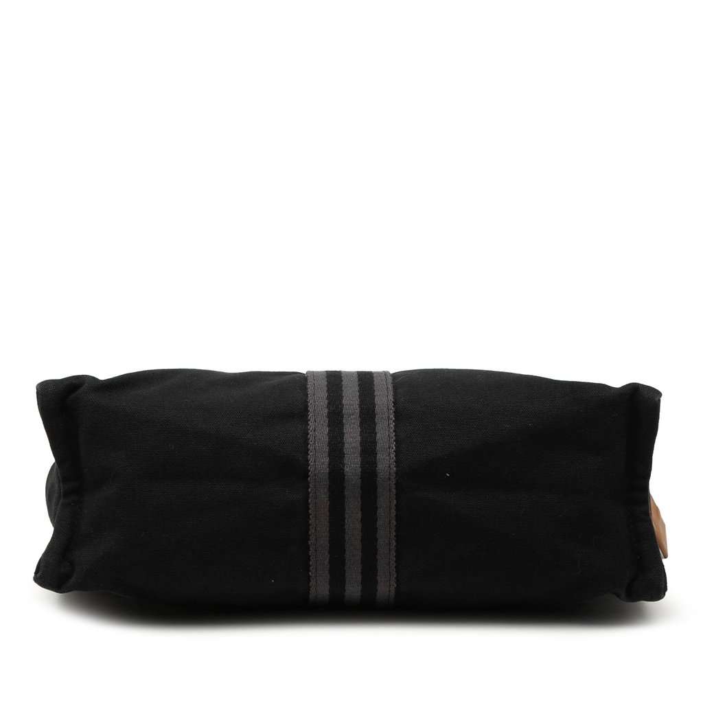 Hermès Canvas Fourre Tout Clutch Black Very good condition - Inside View