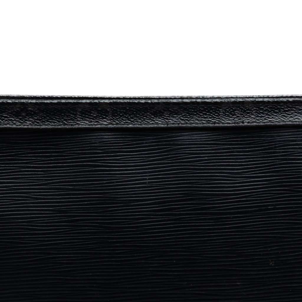 Louis Vuitton Epi Monogram Eclipse Pochette Voyage MM Black Leather Very good condition - Box View