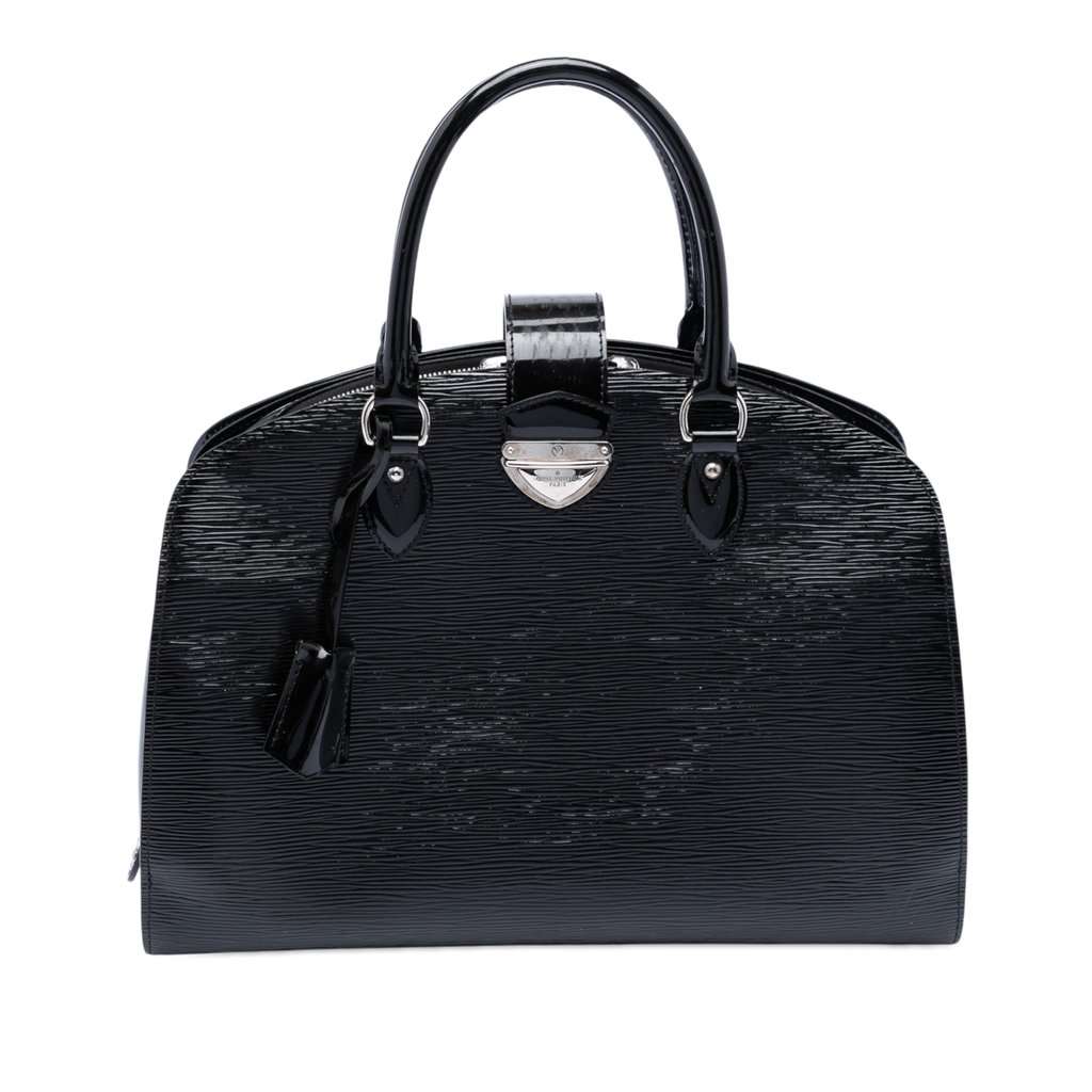 Louis Vuitton Electric Epi Pont Neuf GM Black Leather Very good condition - Front View
