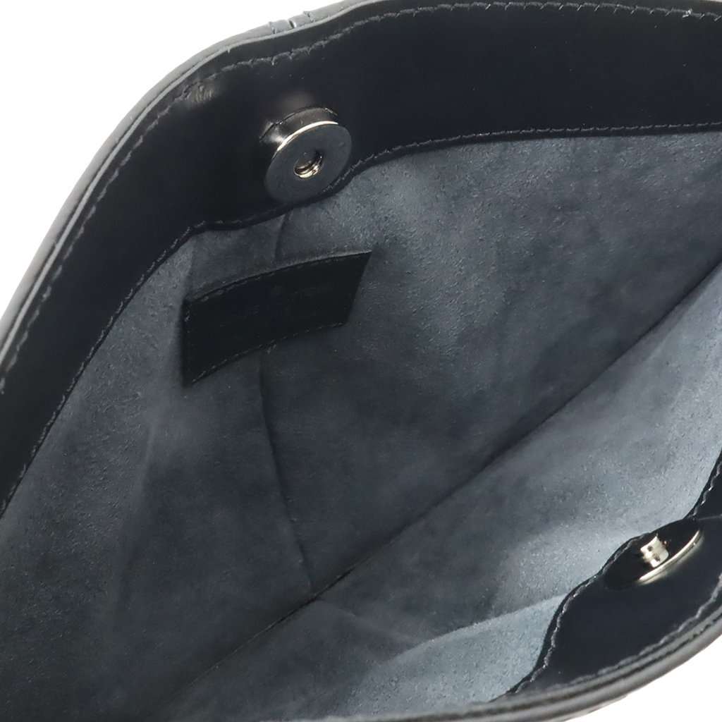 Louis Vuitton Epi Demi Lune Pochette Black Leather Very good condition - Model View