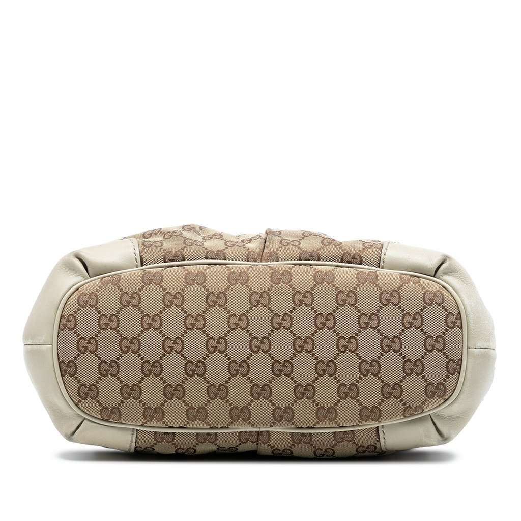Gucci GG Canvas Sukey Satchel Beige Very good condition - Inside View