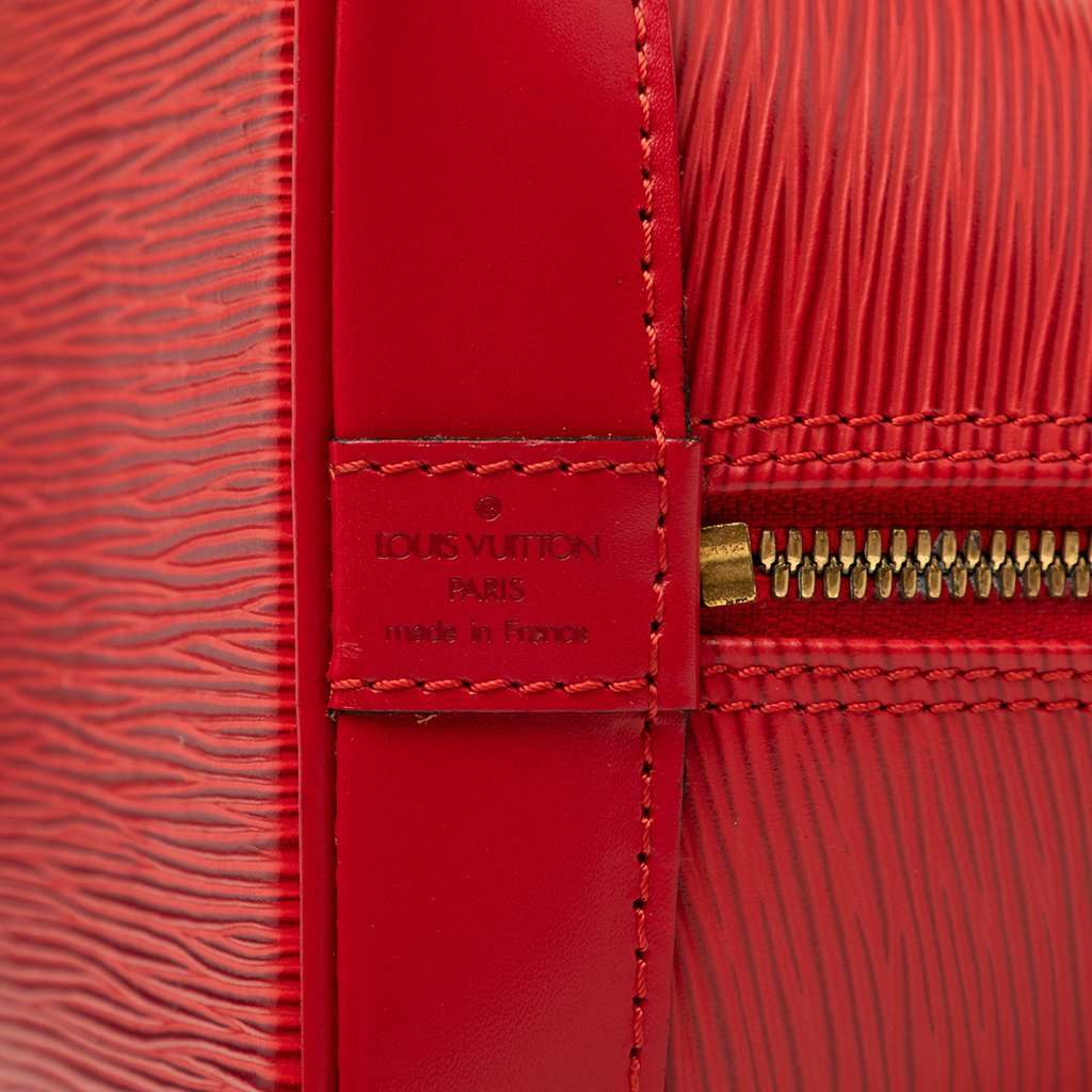 Louis Vuitton Epi Alma PM Red Leather Good condition - Box View