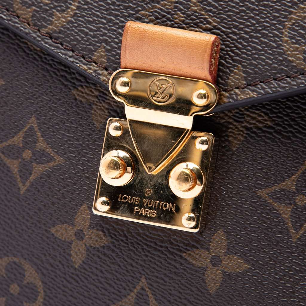 Louis Vuitton Monogram Pochette Metis Brown Very good - Box View