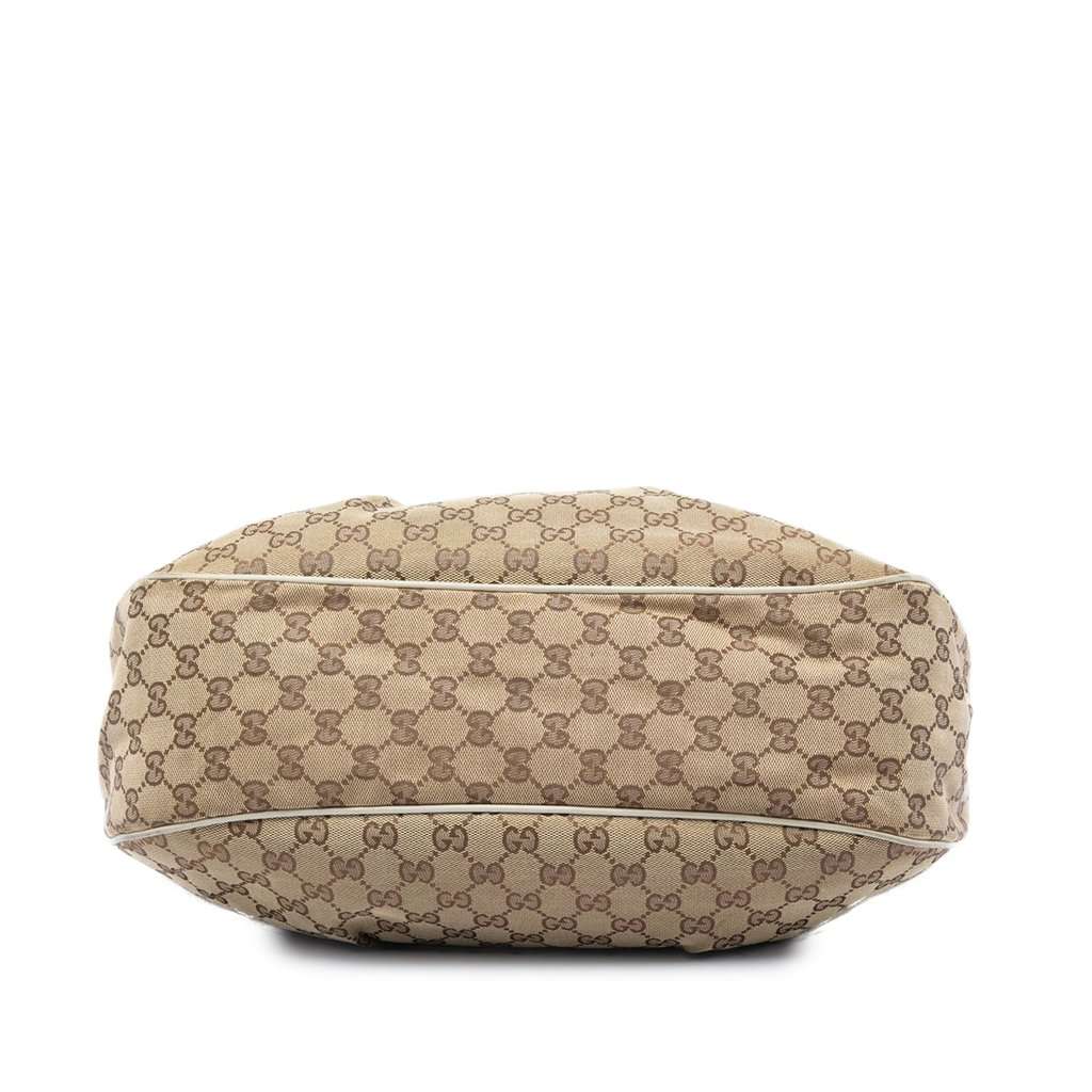 Gucci GG Canvas Sukey Shoulder Bag Beige Very good - Inside View