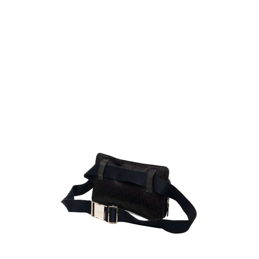 Dior Diorissimo Trotter Canvas Street Chic Belt Bag Black Very good condition - Back View