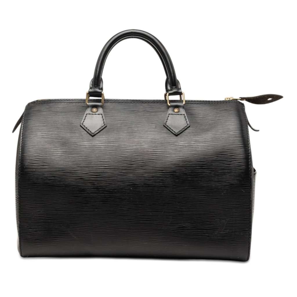Louis Vuitton Epi Speedy 30 Black Leather Very good condition - Front View