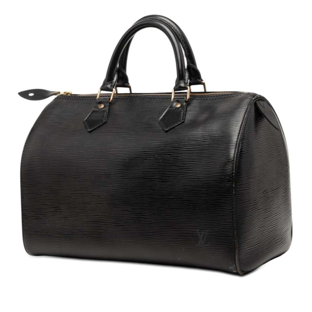 Louis Vuitton Epi Speedy 30 Black Leather Very good condition - Back View