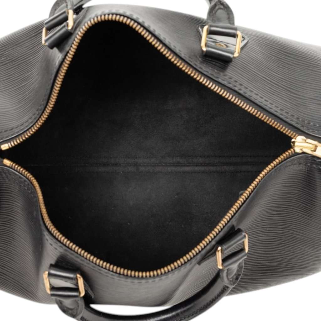 Louis Vuitton Epi Speedy 30 Black Leather Very good condition - Model View