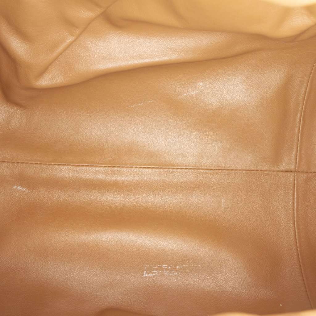 Bottega Veneta Lambskin The Shoulder Pouch Brown Leather Very good condition - Model View