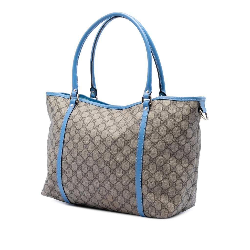 Gucci Medium GG Supreme Joy Tote Beige Very good condition - Back View