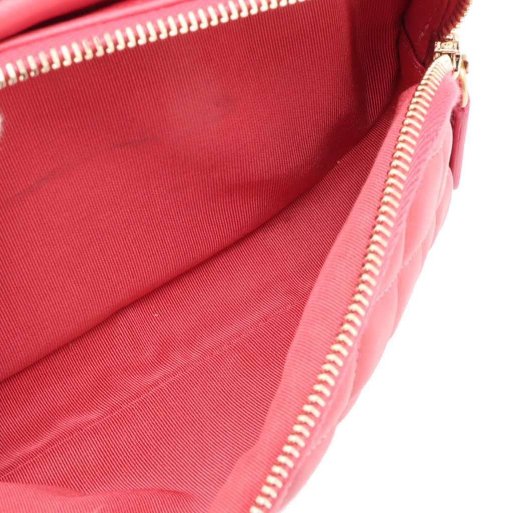 Chanel Quilted Lambskin Day Trips Camera Bag Pink Leather Never worn - Box View