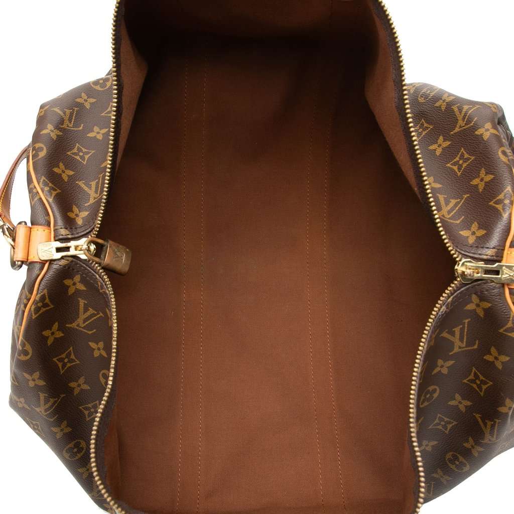 Louis Vuitton Monogram Keepall Bandouliere 55 Brown Very good condition - Model View