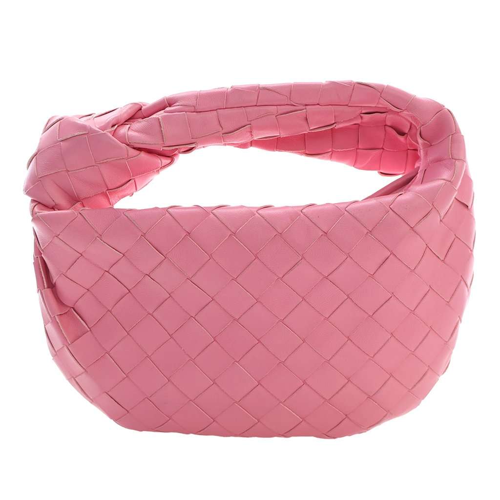 Bottega Veneta Mini Nappa Intrecciato Jodie Pink Leather Very good condition - Model View