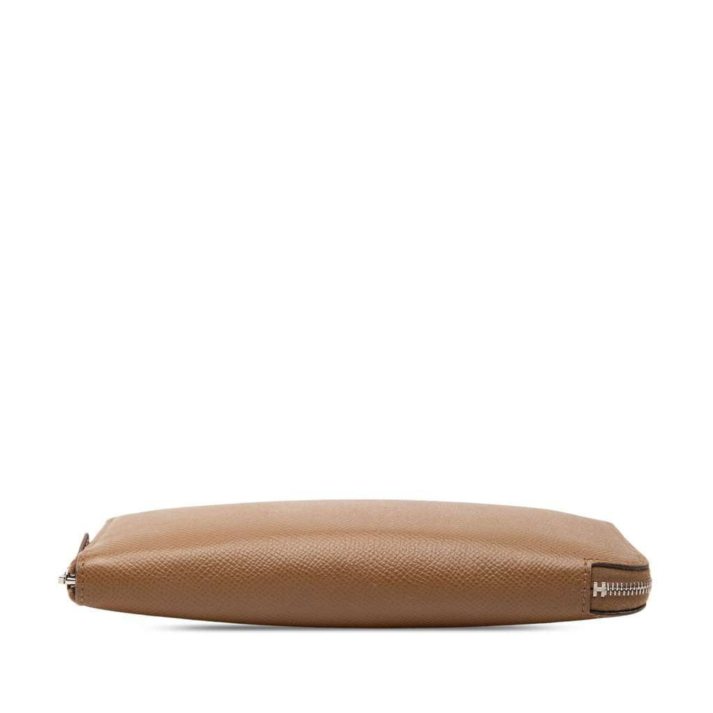 Hermès Epsom Silk In Classique Long Wallet Brown Leather Very good - Inside View