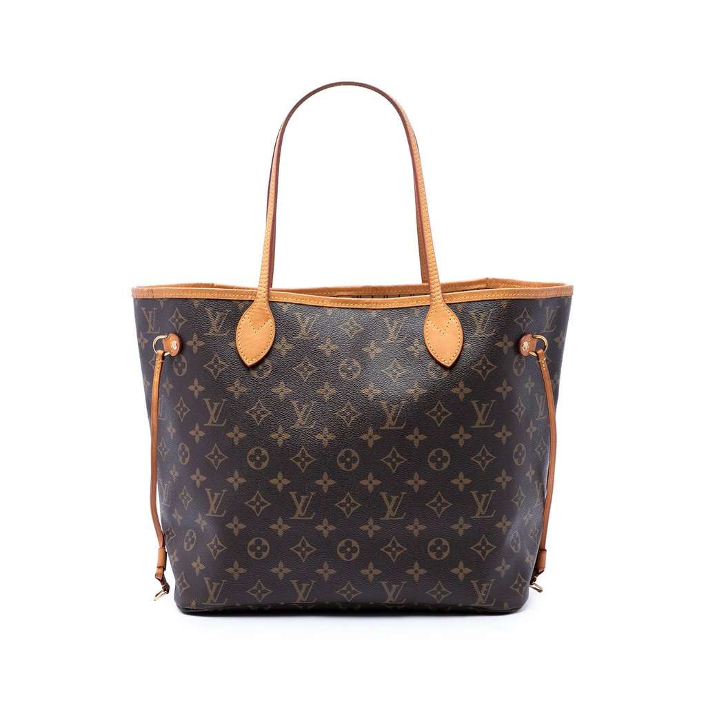 Louis Vuitton Monogram Neverfull MM Brown Very good - Front View