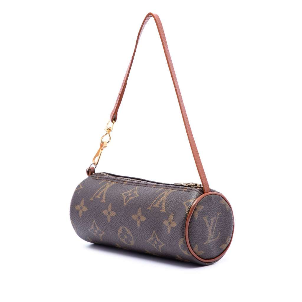 Louis Vuitton Monogram Papillon Pochette Brown Very good - Back View