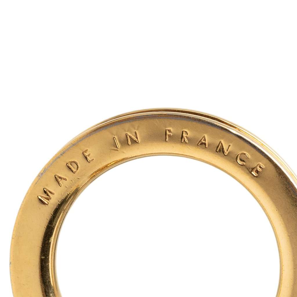 Louis Vuitton Gold Plated Bolt Extender Key Ring Gold Metal Very good - Inside View
