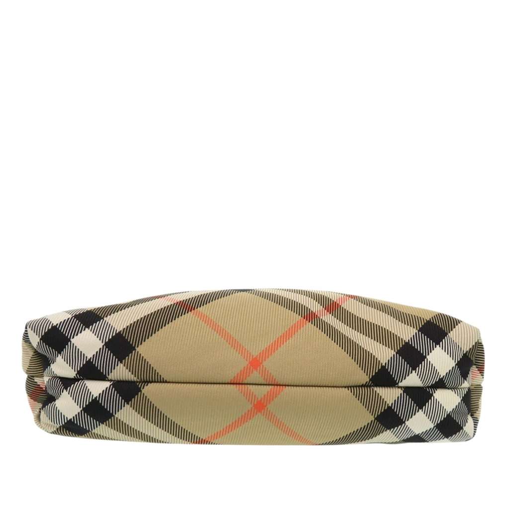 Burberry Supernova Check Nylon Drawstring Pouch Beige Very good - Inside View