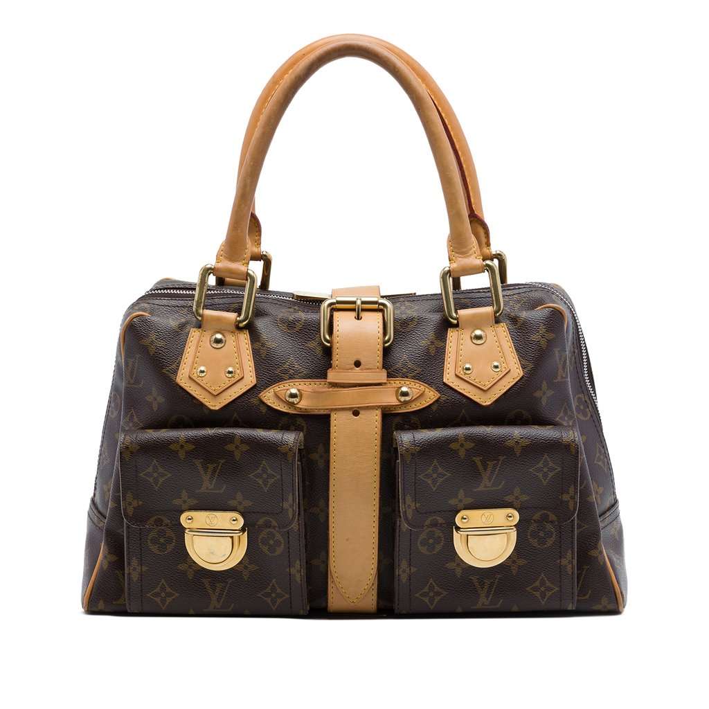 Louis Vuitton Monogram Manhattan GM Brown Very good - Front View