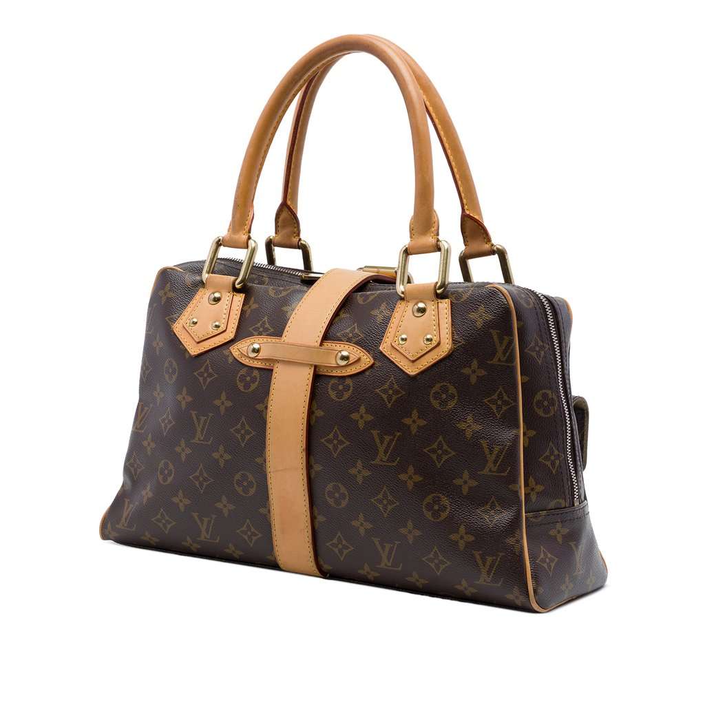 Louis Vuitton Monogram Manhattan GM Brown Very good - Back View
