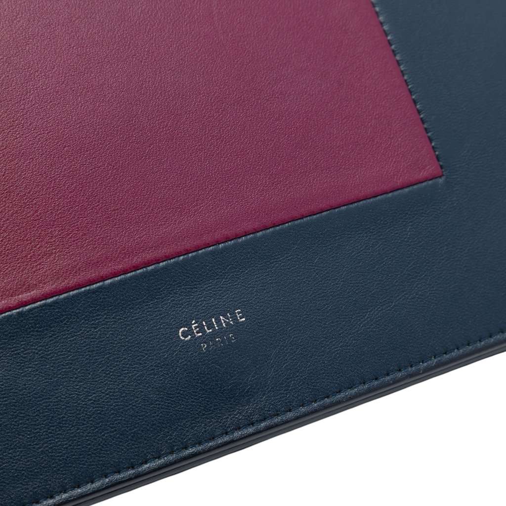 Celine Leather Frame Wallet on Chain Red Leather Very good - Box View