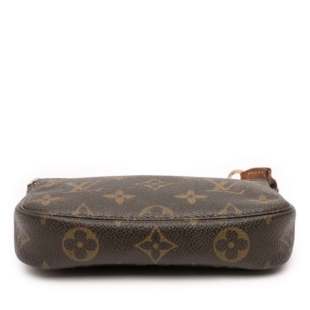 Louis Vuitton Monogram Mini Pochette Accessoires Brown Very good condition - Inside View