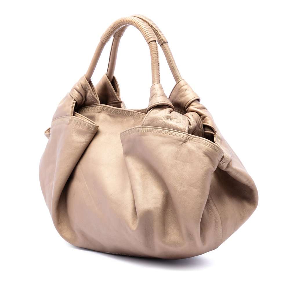 Loewe Nappa Aire Gold Leather Very good - Back View