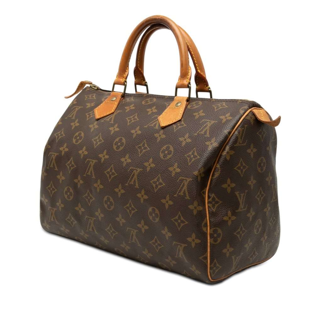 Louis Vuitton Monogram Speedy 30 Brown Very good condition - Back View