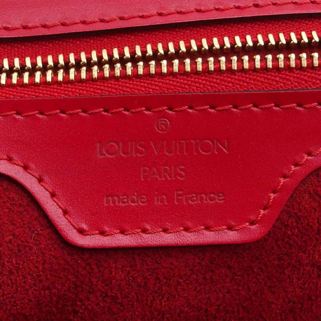 Louis Vuitton Epi Lussac Red Leather Very good - Box View