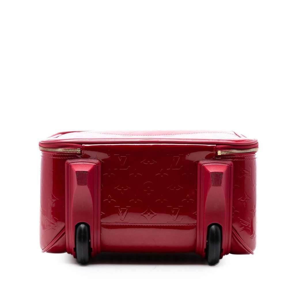Louis Vuitton Monogram Vernis Pegase 45 Red Leather Very good condition - Inside View