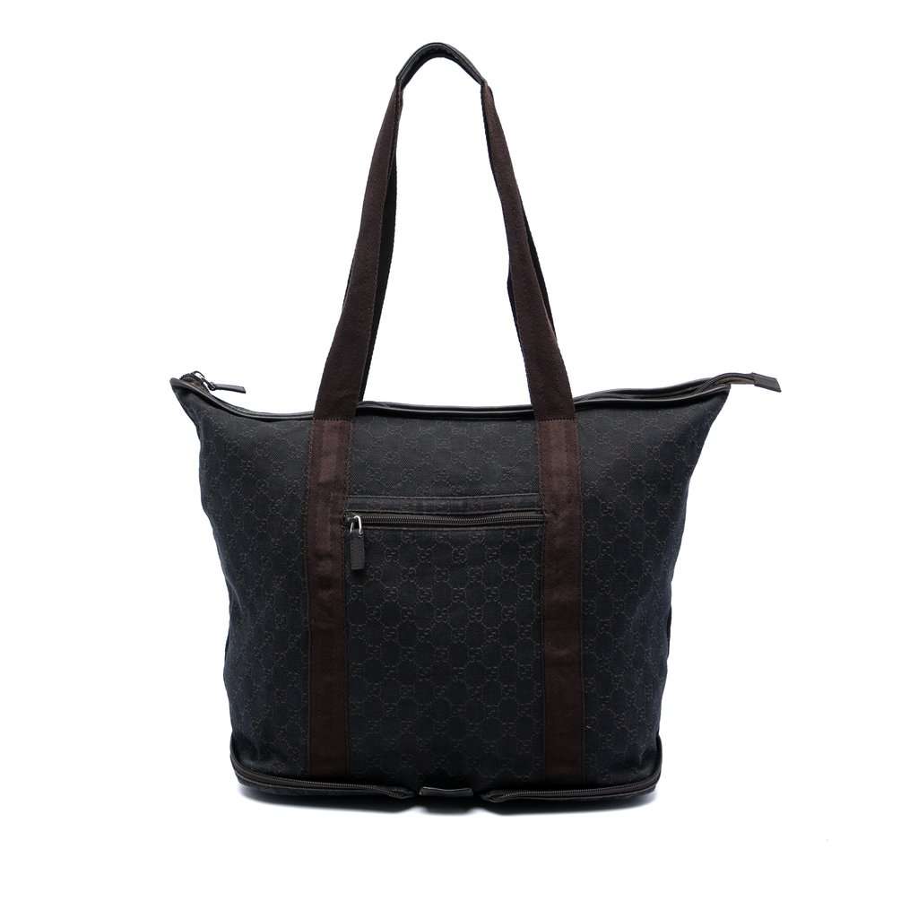 Gucci GG Denim Tote Blue Very good - Front View
