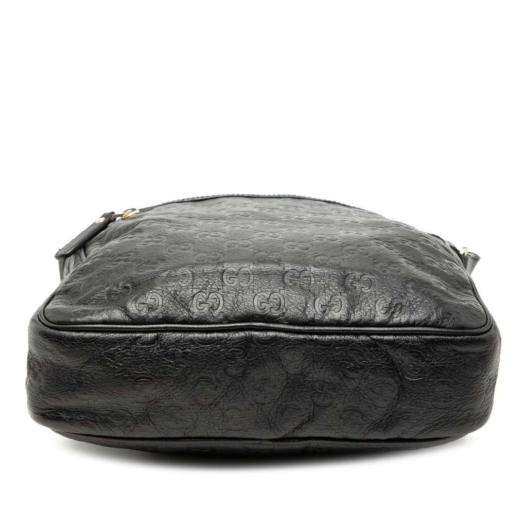 Gucci Guccissima Crossbody Black Leather Very good - Inside View
