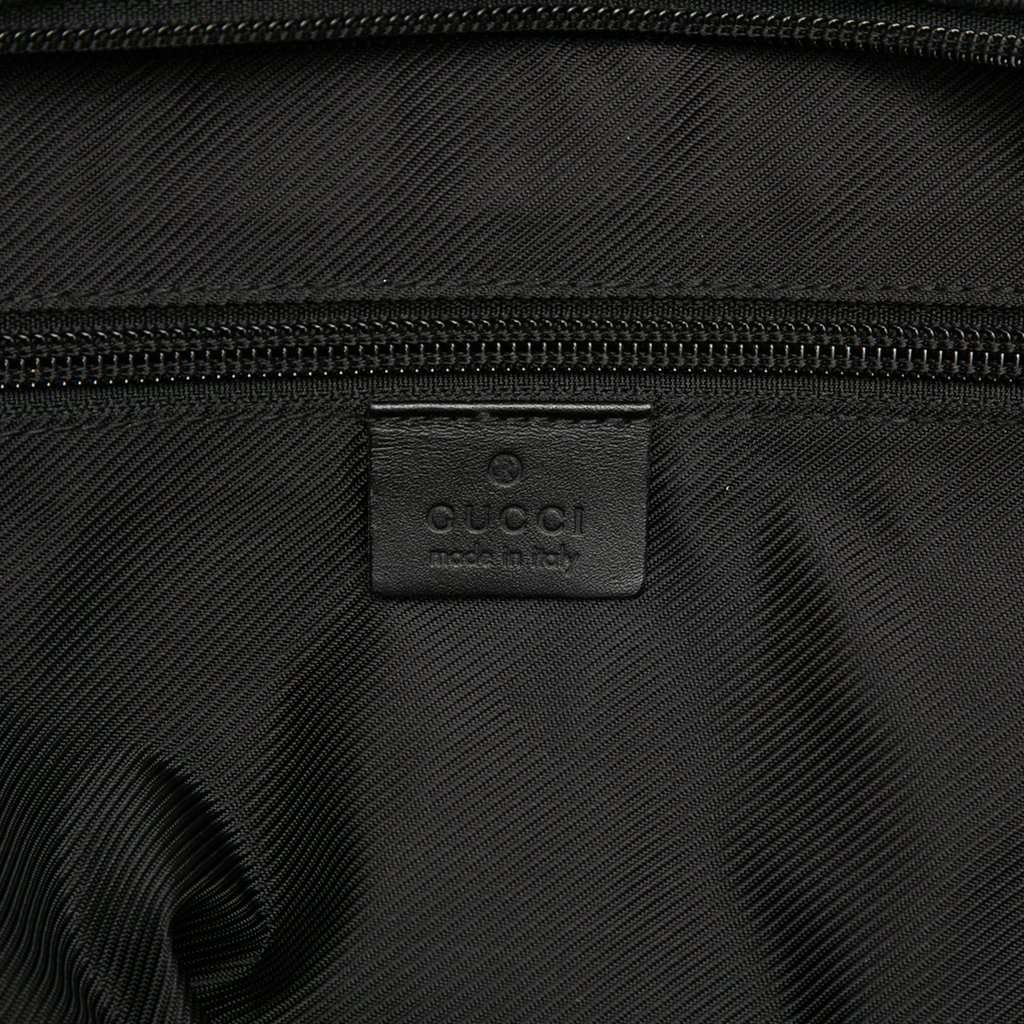 Gucci GG Canvas Jackie Bardot Travel Bag Black Very good - Box View