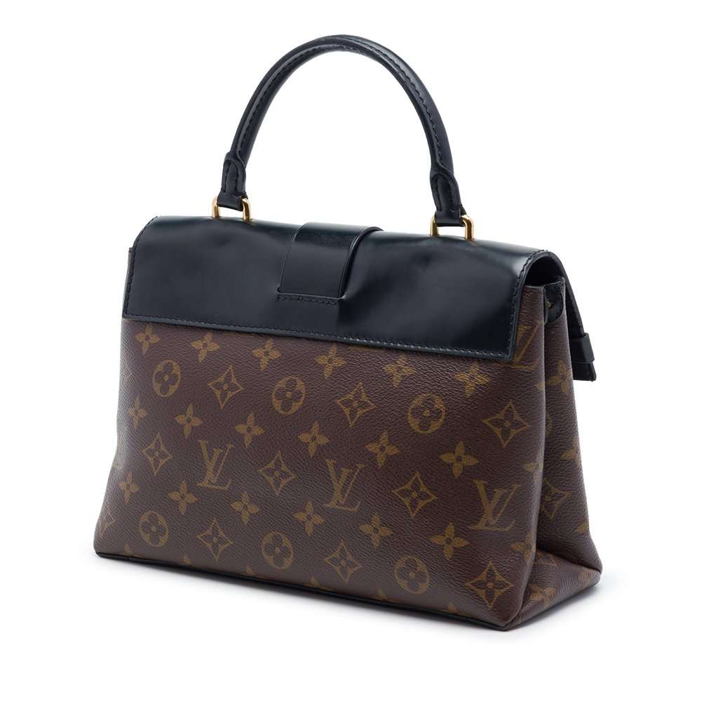 Louis Vuitton Monogram One Handle Flap MM Satchel Brown Very good - Back View