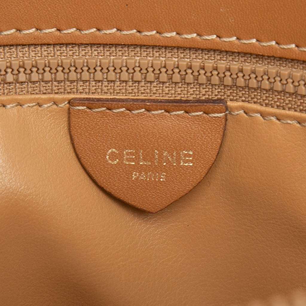 Celine Macadam Coated Canvas Crossbody Beige Very good - Box View