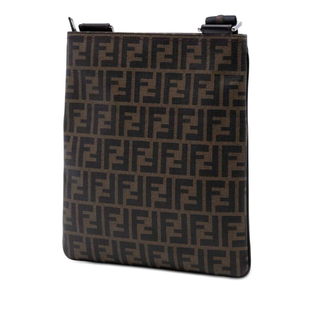 Fendi Zucca Spalmati Crossbody Brown Very good condition - Back View