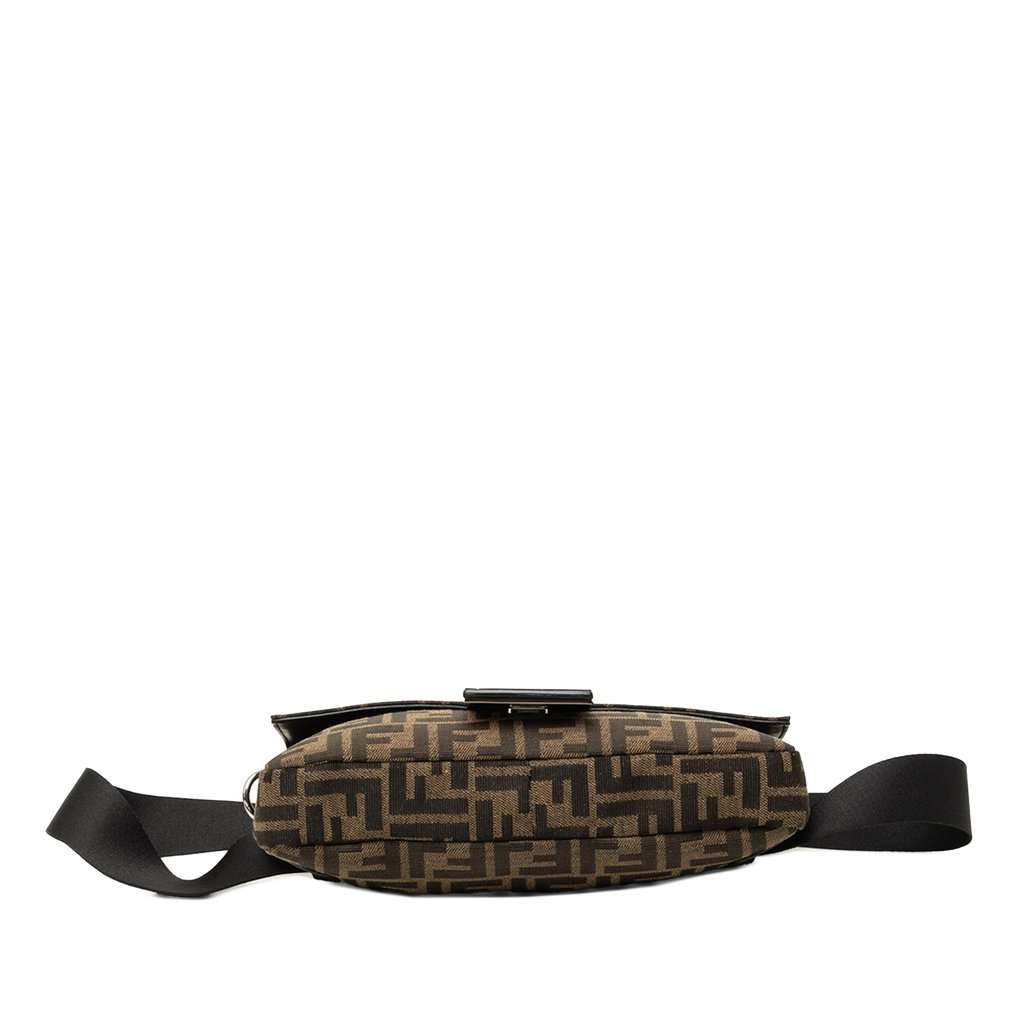 Fendi Zucca Canvas Convertible Baguette Satchel Brown Very good - Inside View