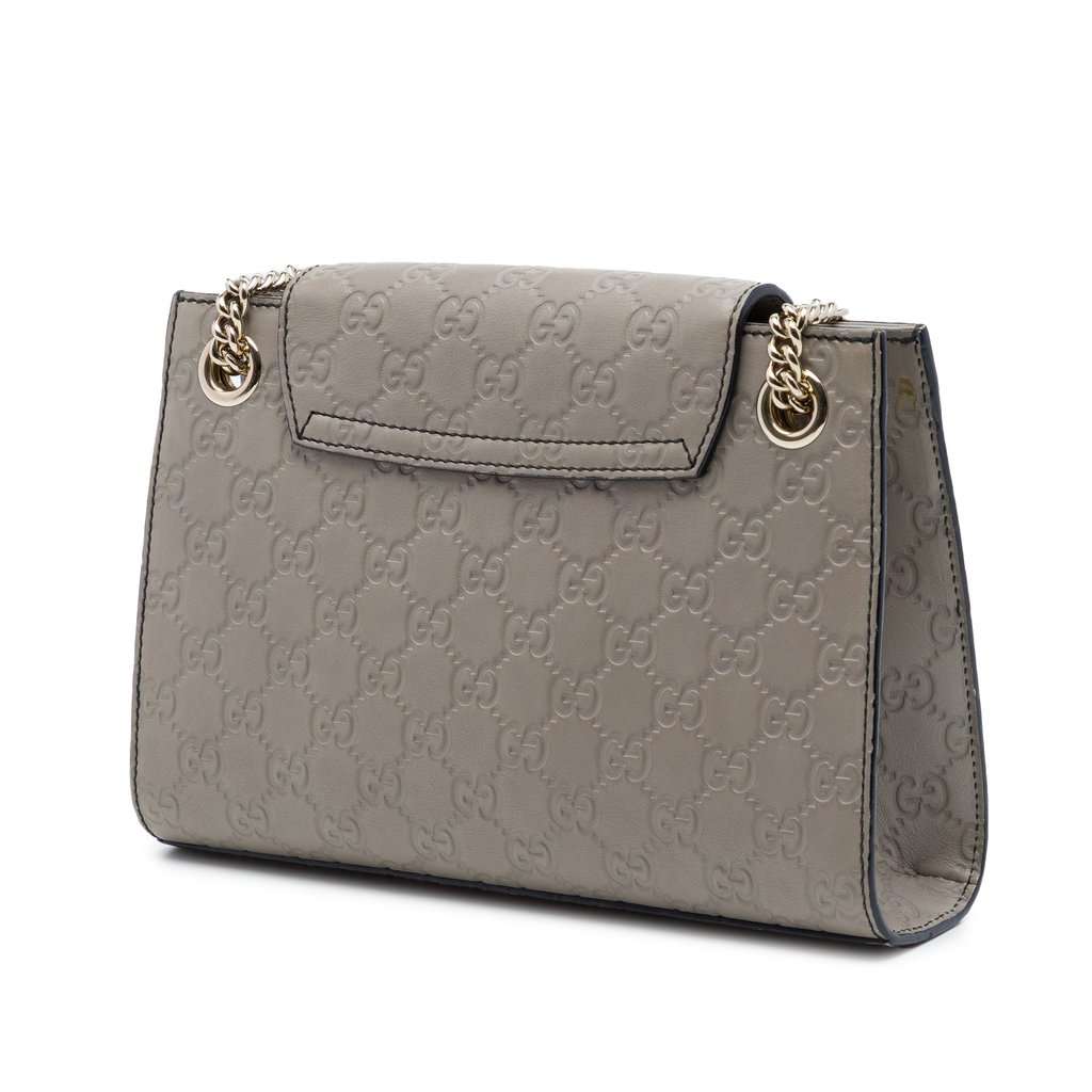 Gucci Small Guccissima Emily Shoulder Bag MultiColor Leather Very good - Back View
