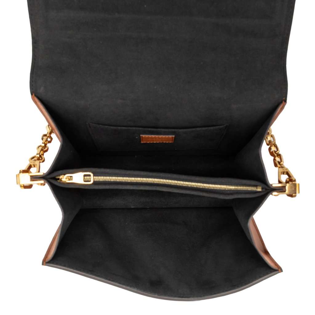 Louis Vuitton Monogram Reverse Dauphine MM Brown Very good condition - Model View