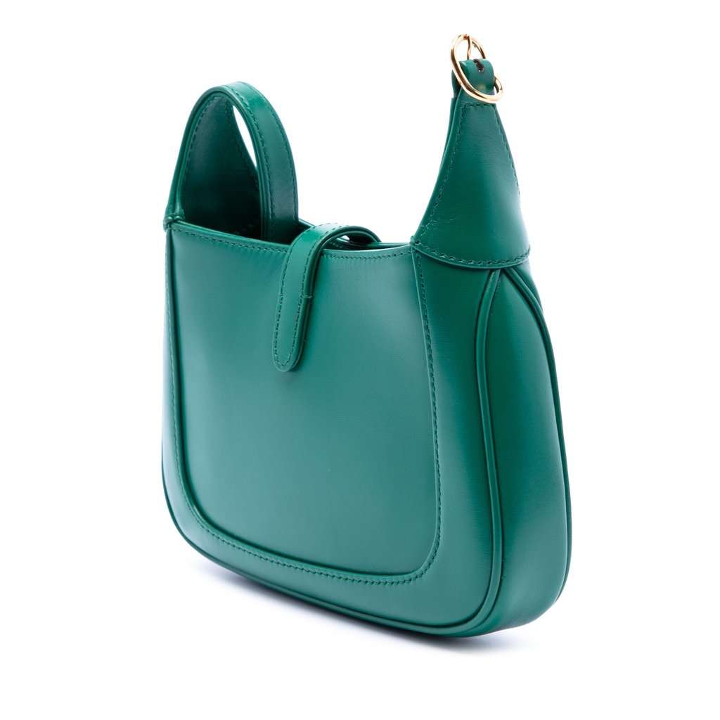 Gucci Mini Calfskin Jackie 1961 Crossbody Green Leather Very good condition - Back View