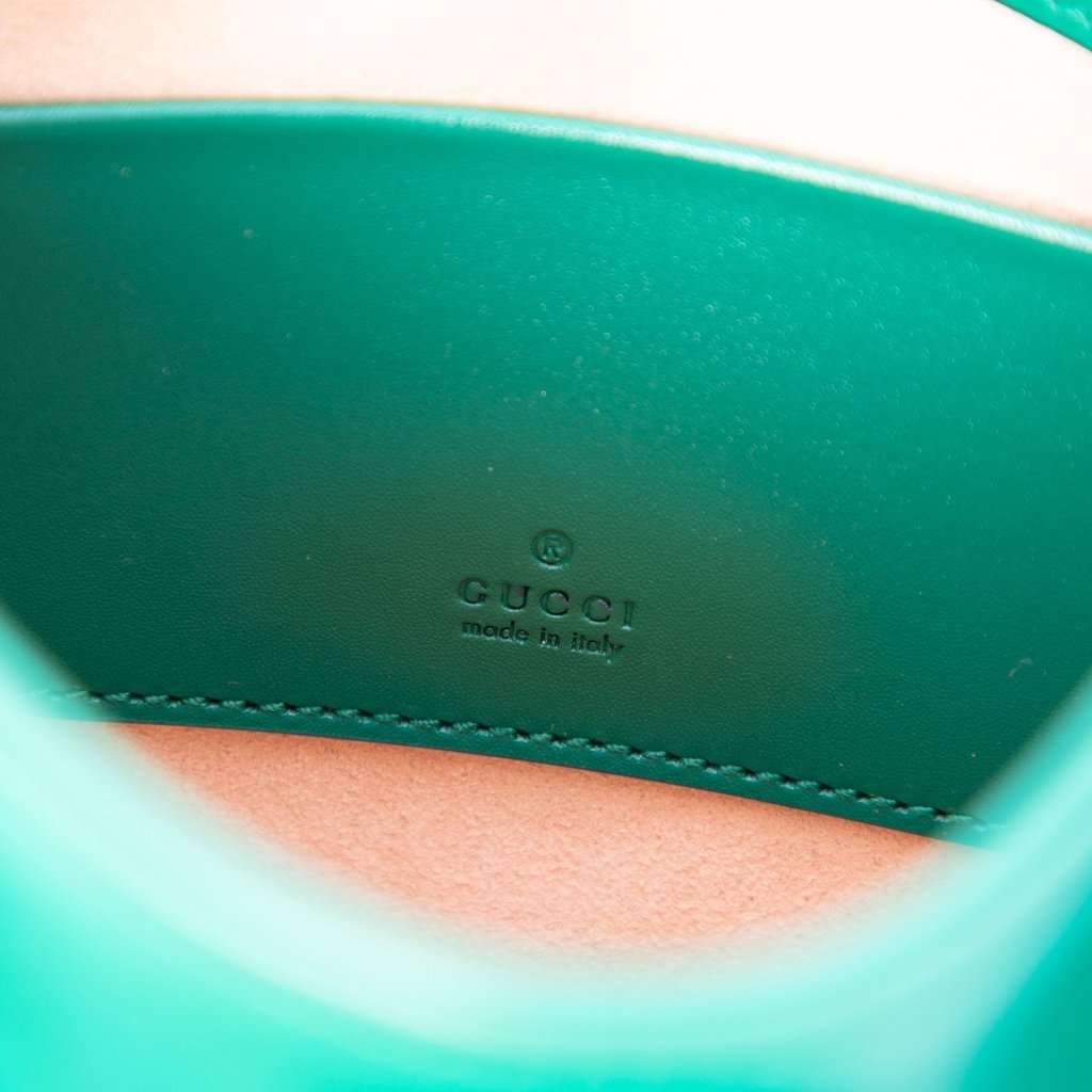 Gucci Mini Calfskin Jackie 1961 Crossbody Green Leather Very good condition - Box View