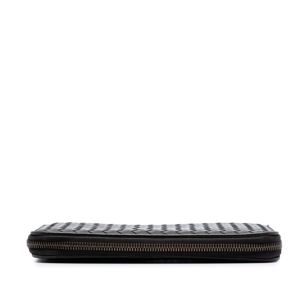 Bottega Veneta Nappa Intrecciato VN Travel Organizer Wallet Black Leather Very good condition - Inside View