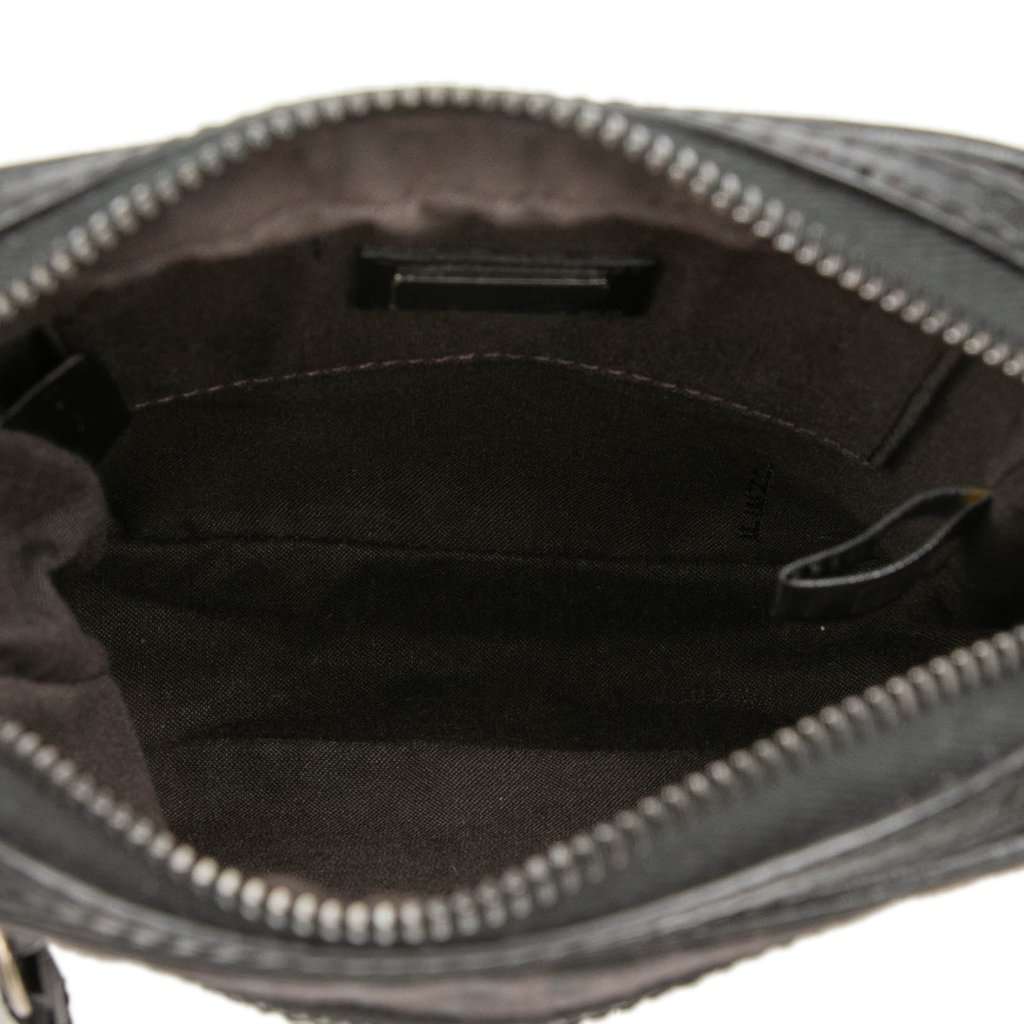 Fendi Zucchino Canvas Crossbody Brown Very good condition - Model View